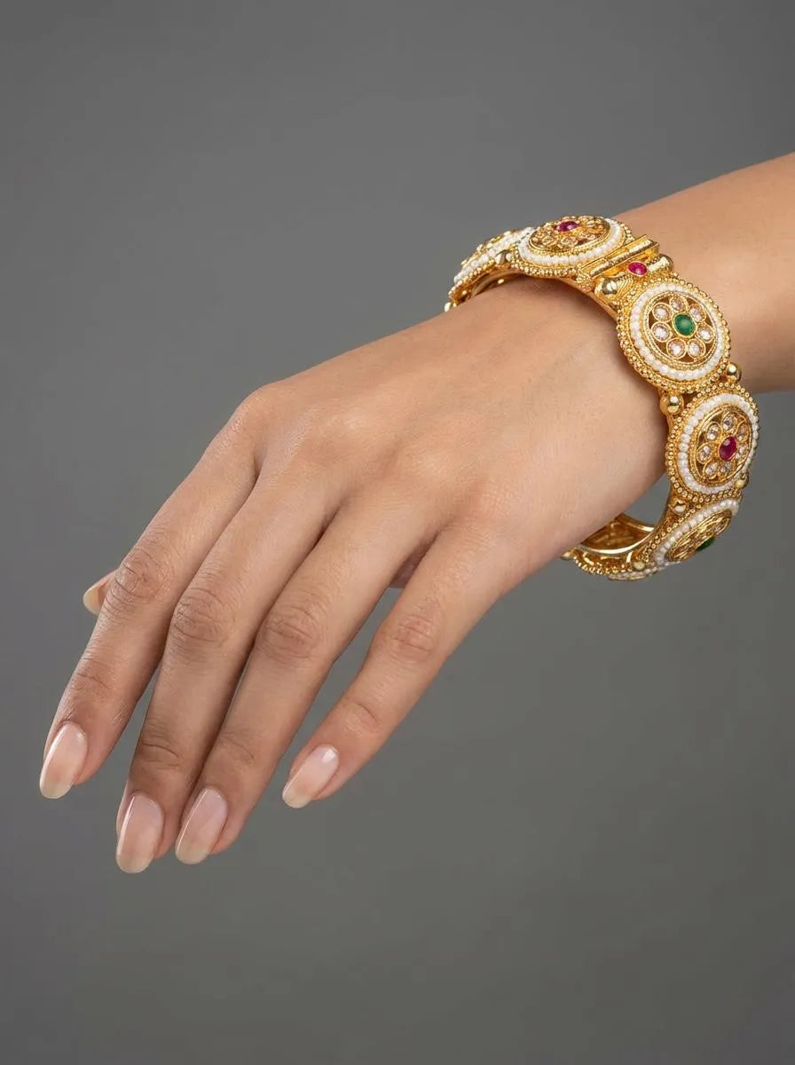 Tanvi Rajwadi Pearl Bangles