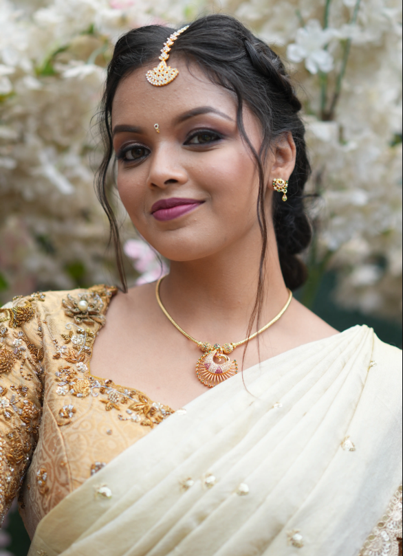 Meher Peacock Pendant Set