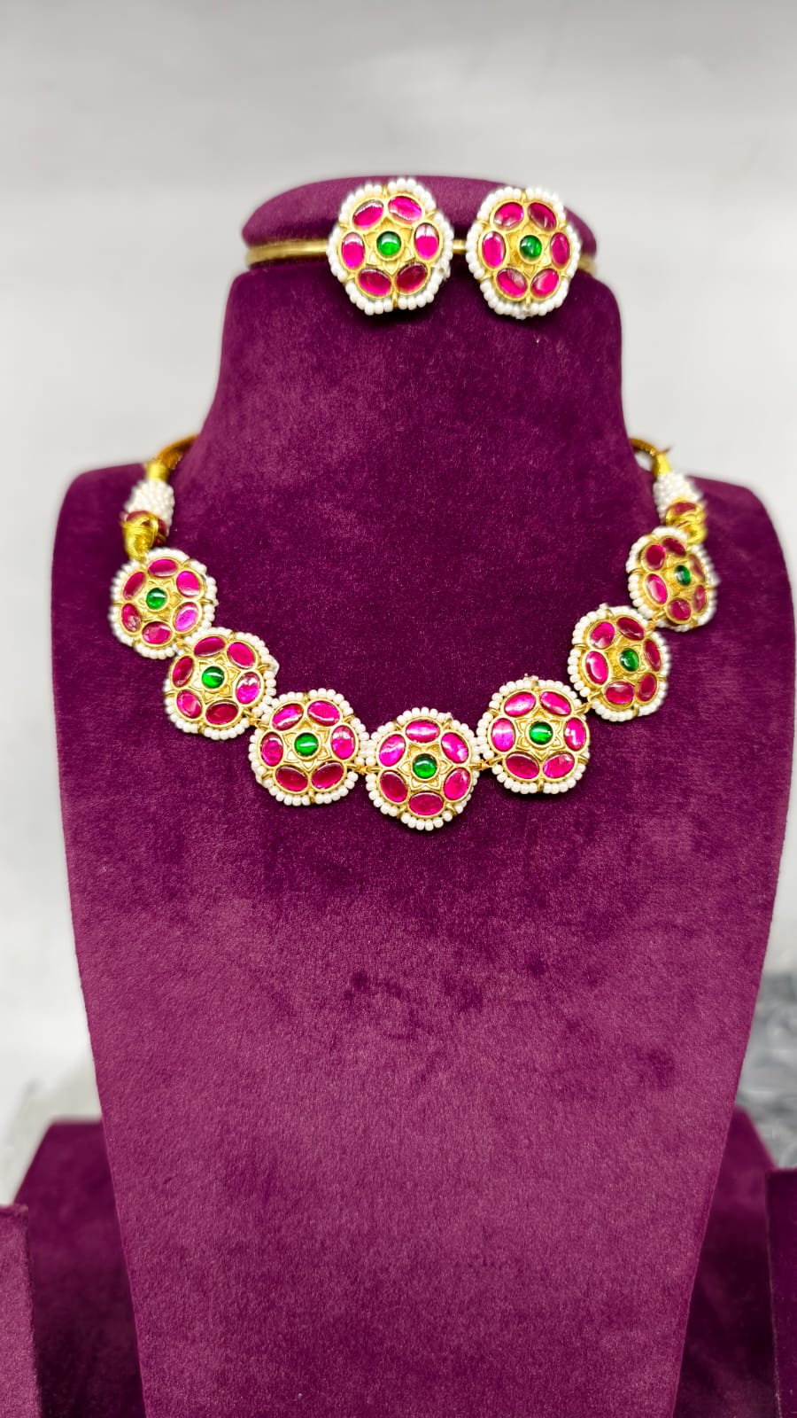 Anaya Kemp Floral Jadau Choker