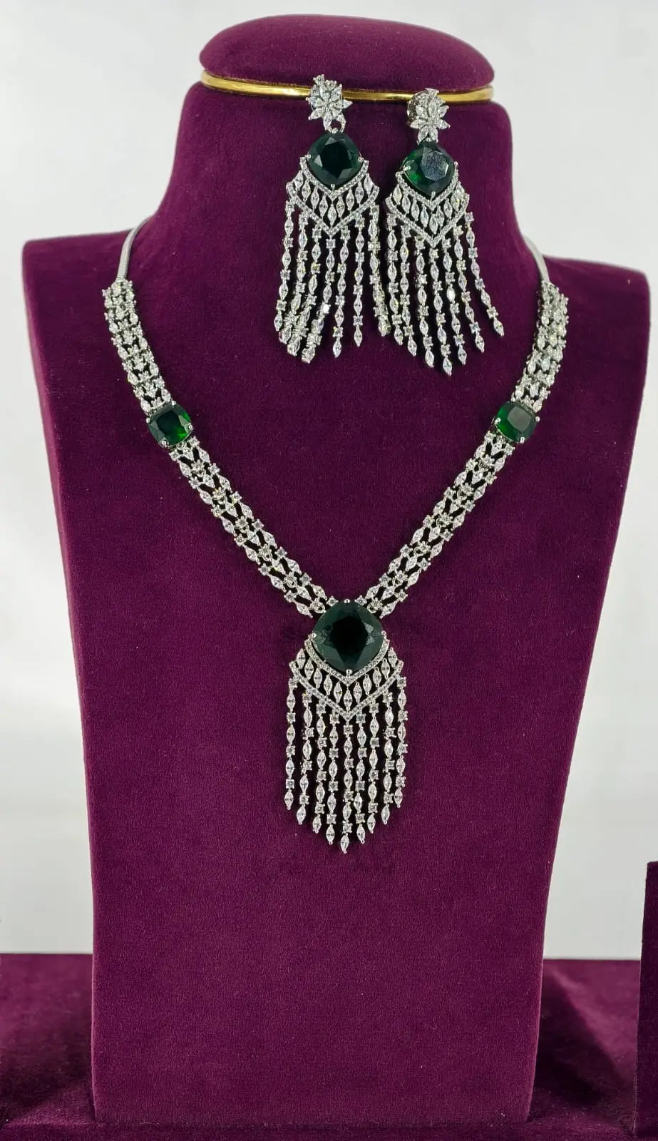 Shahi Sitara Bridal AD Necklace set